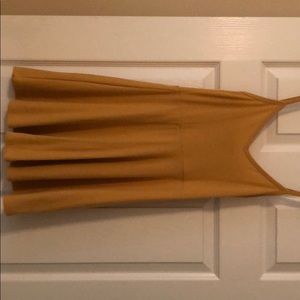 Forever 21 dark yellow dress